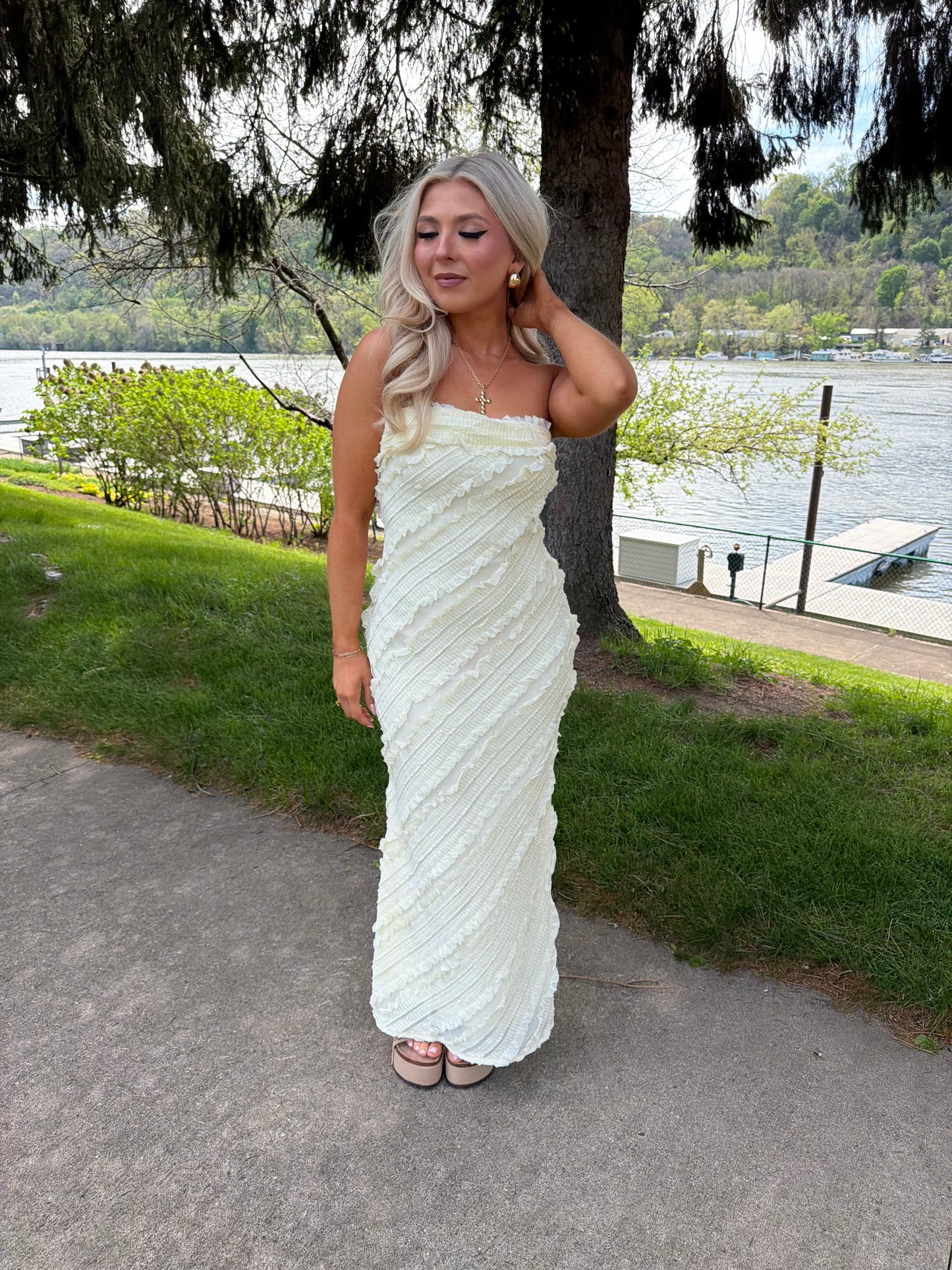 Favorite Daughter Dress in Butter