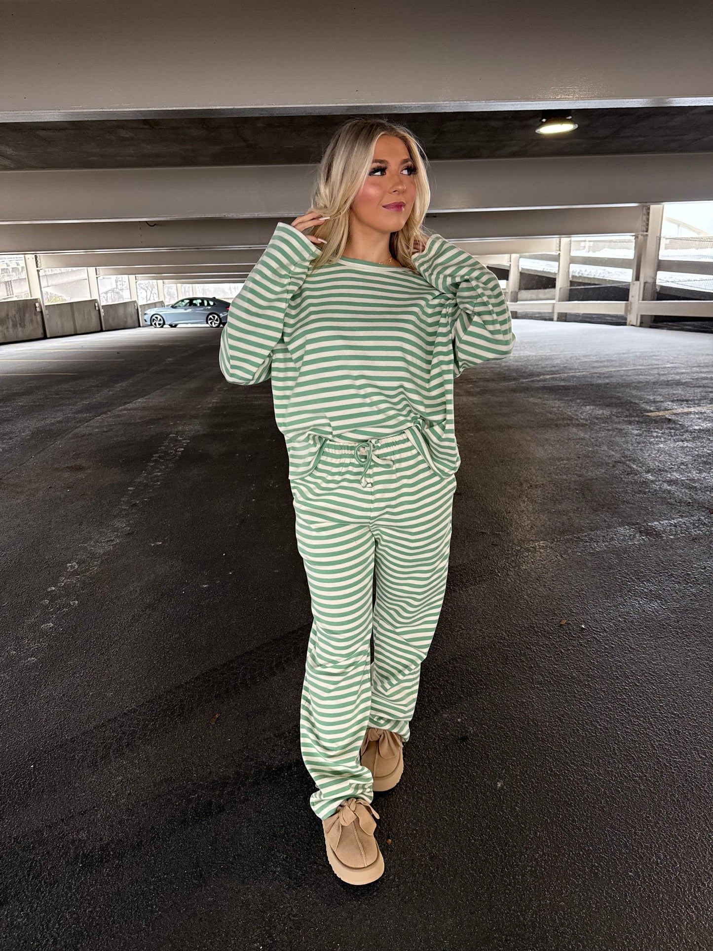 Lucky Girl Stripe Set (PANT)