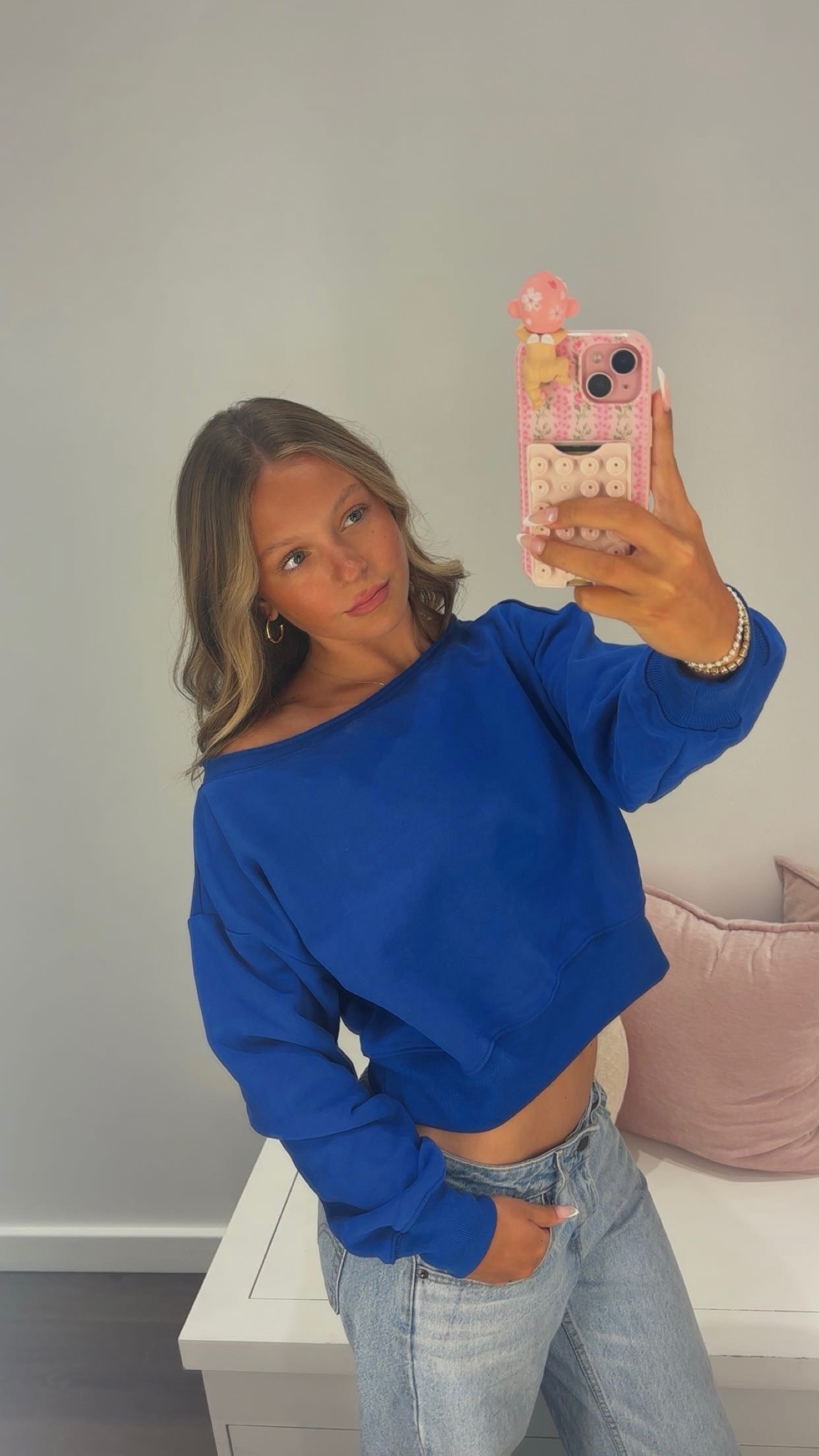 Beauty Boo One Shoulder in Blue
