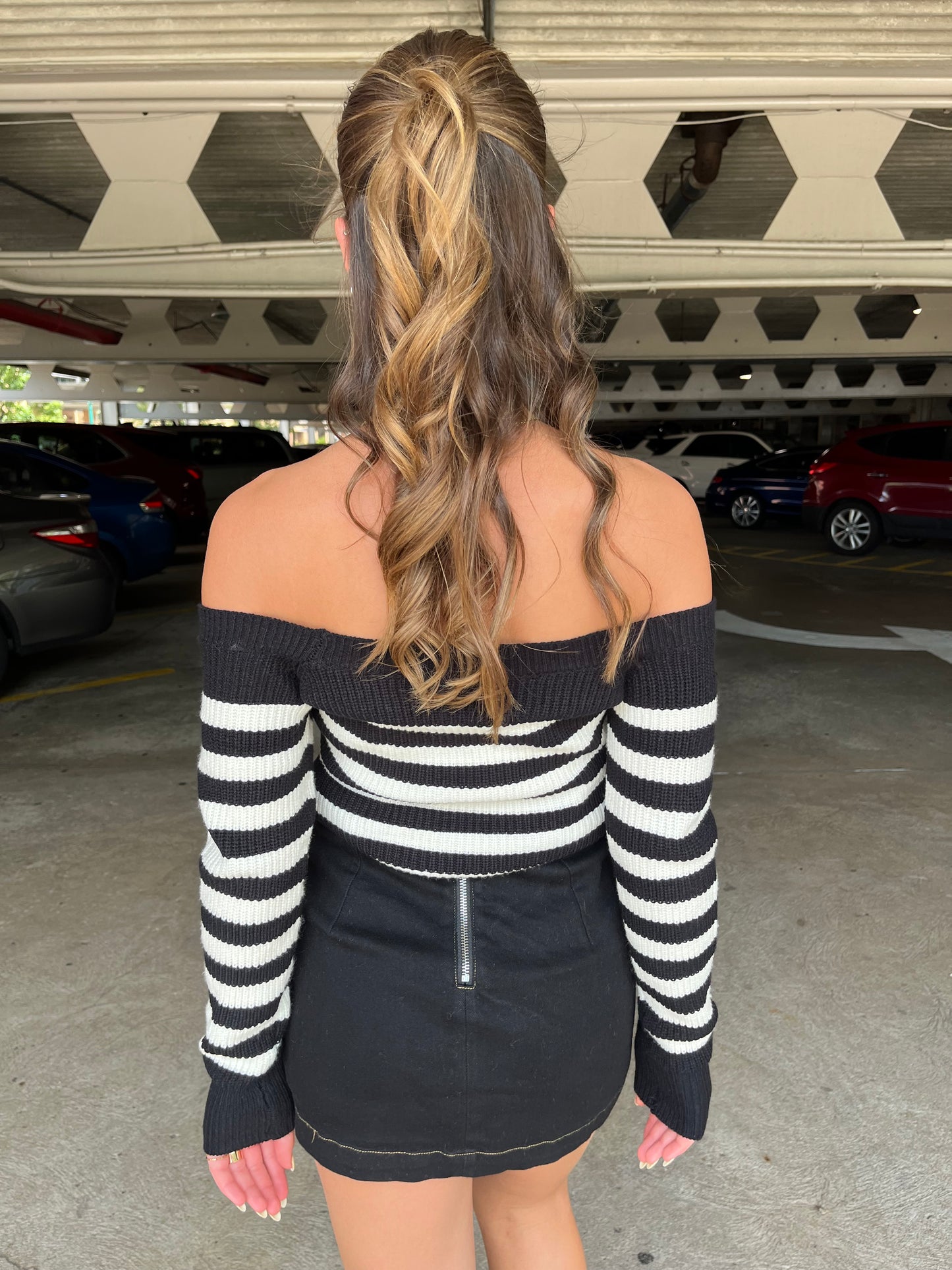 Off The Shoulder Stripes