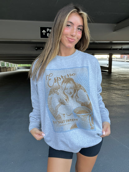 SC Espresso Sweatshirt in Grey