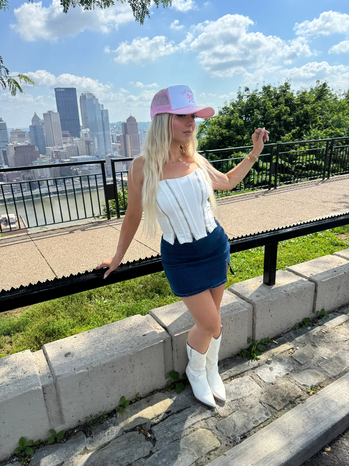 4x4xU Tube Top in White