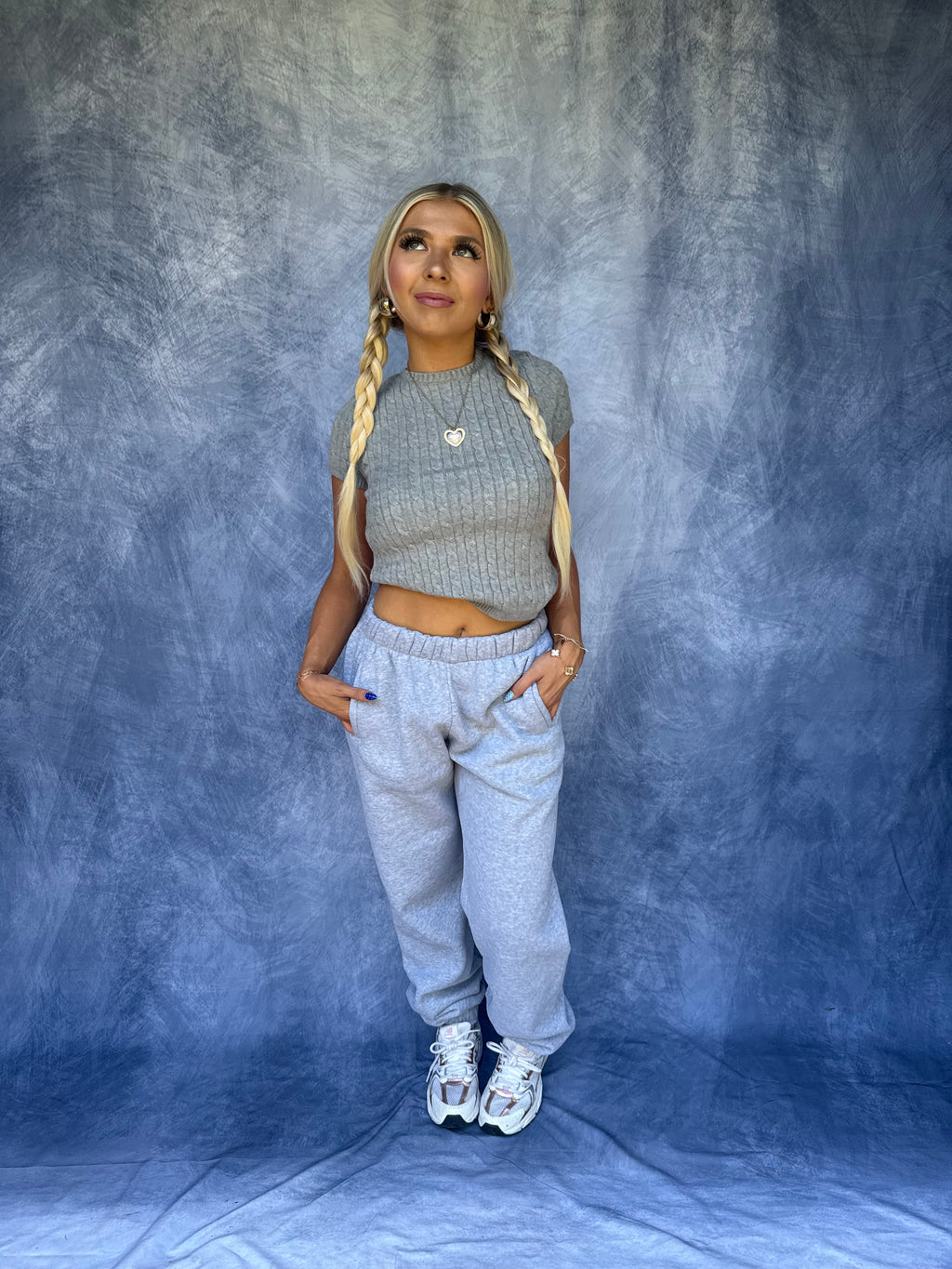So Fetch Sweatpants in Heather Grey