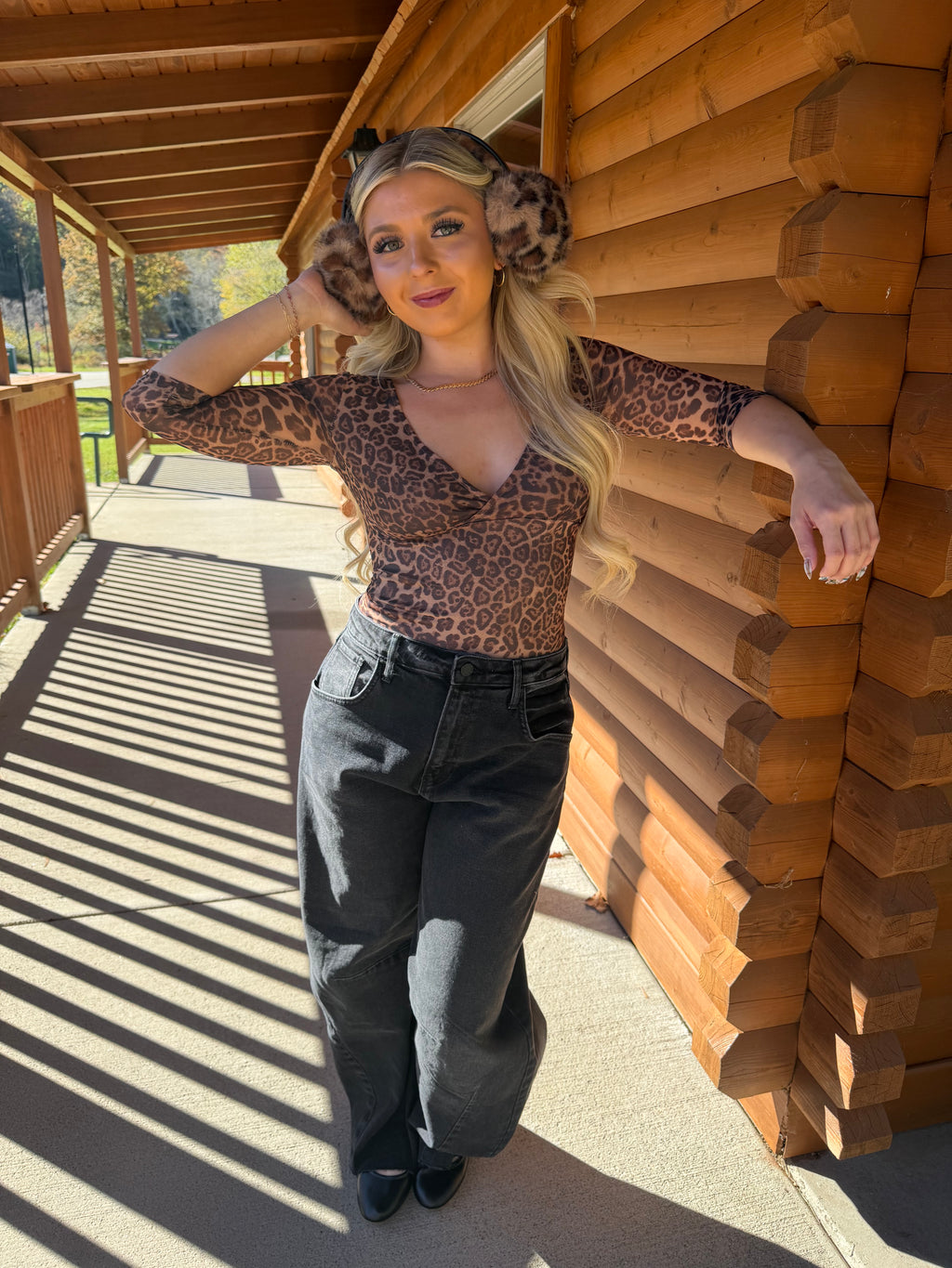 Vera Leopard Quarter Sleeve