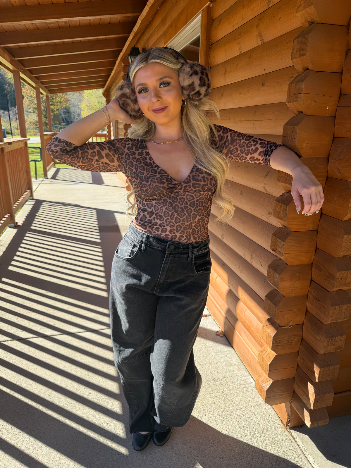 Vera Leopard Quarter Sleeve