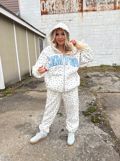 Happy Camp3r Periwinkle Joggers