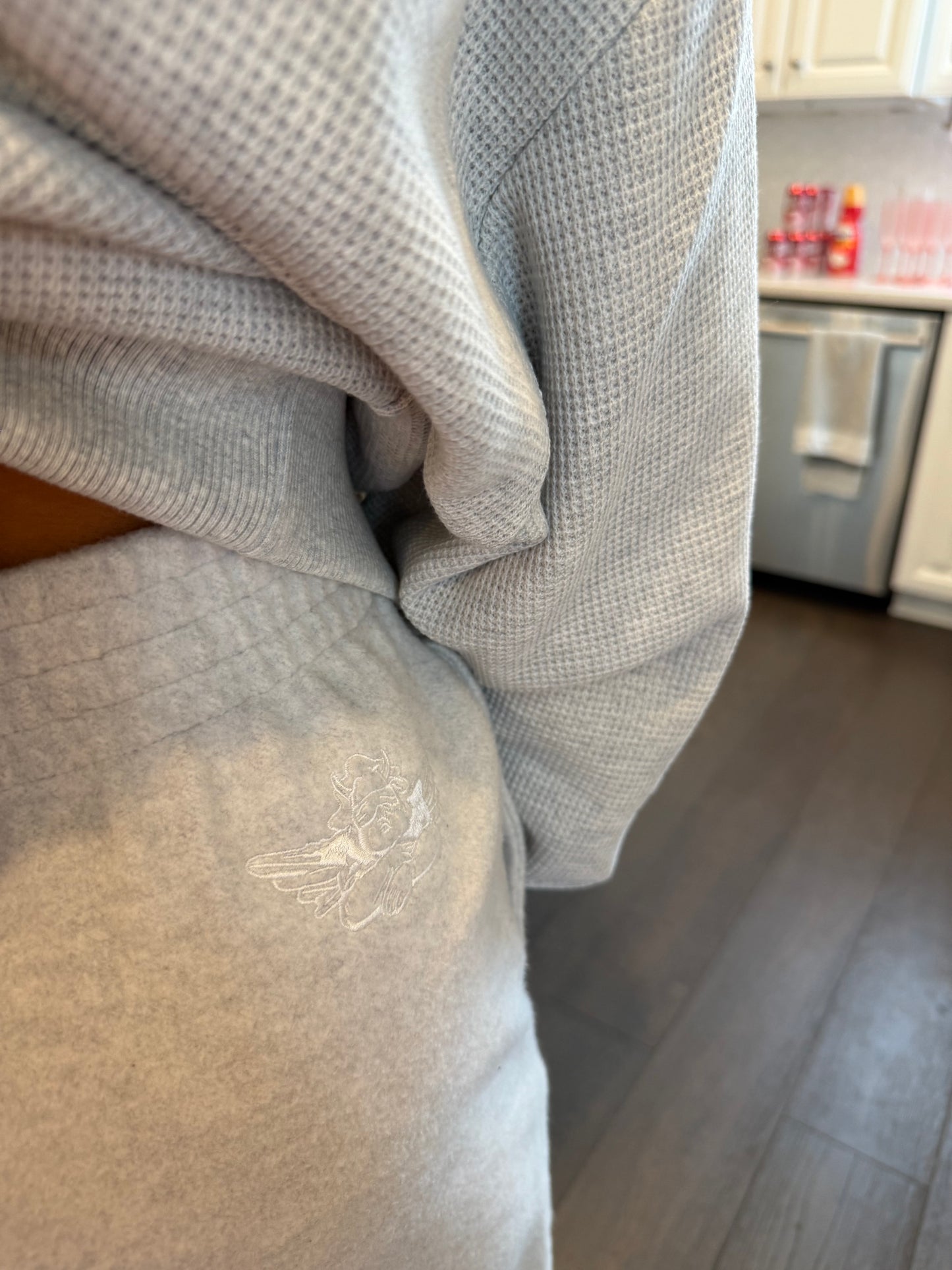 Boys Lie Grey Bow Pant