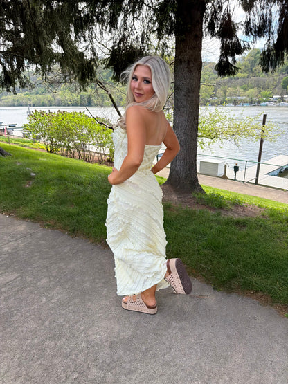 Favorite Daughter Dress in Butter