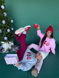 Christmas Outfits Crewneck in Grey FINAL SALE