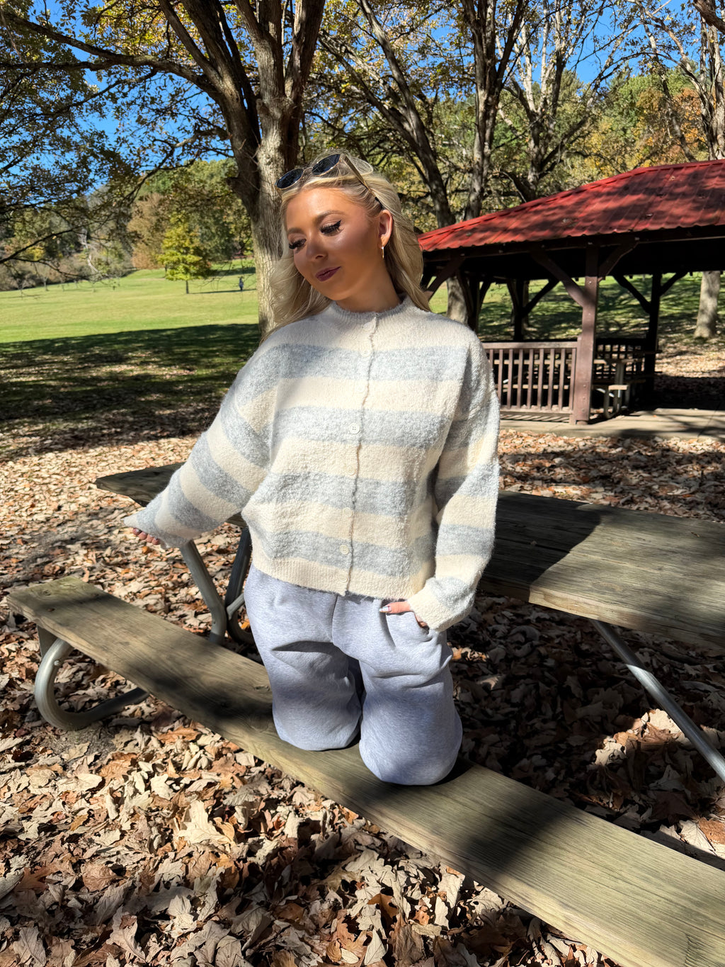 Made Well Cardigan in Grey