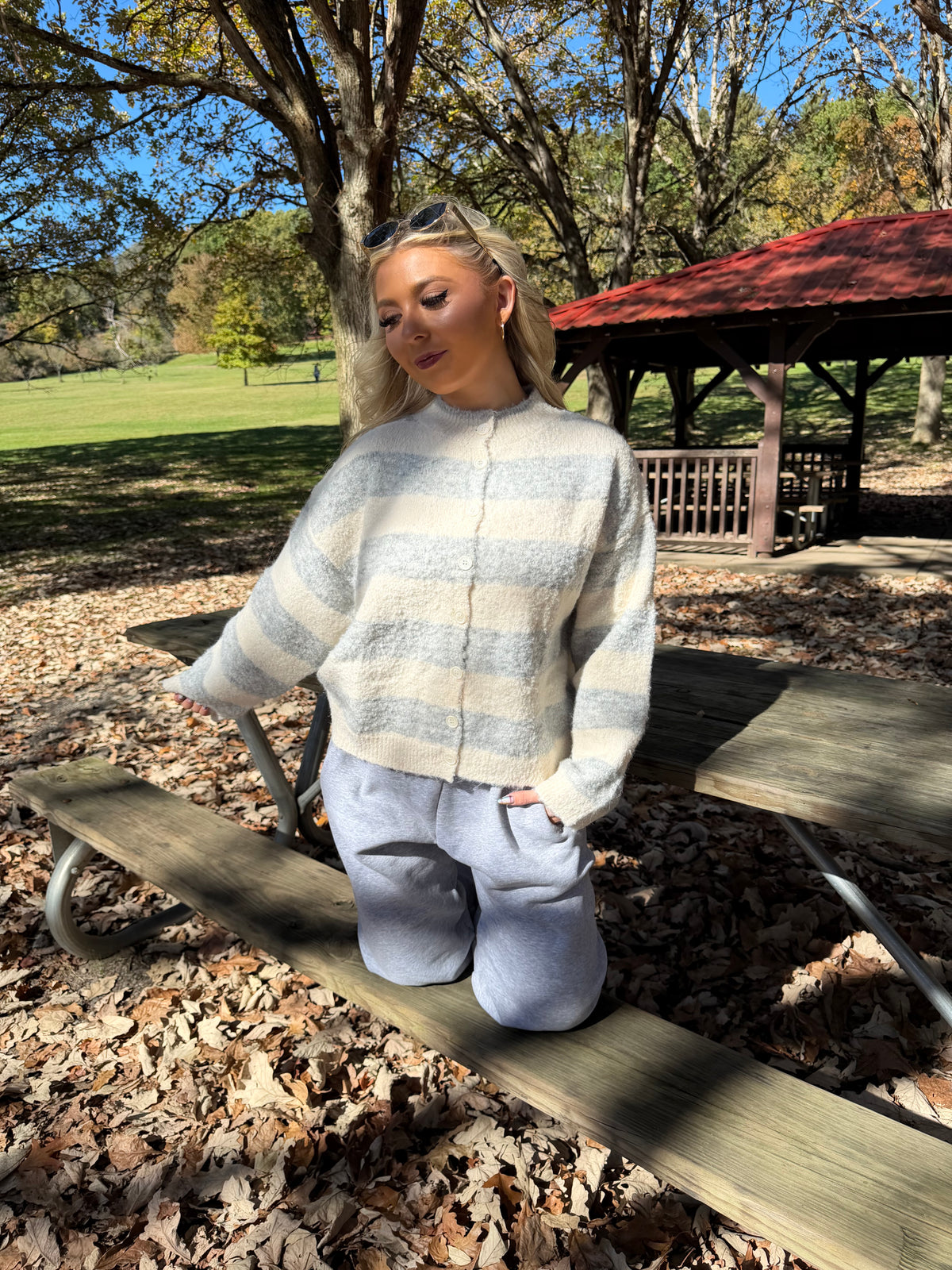 Made Well Cardigan in Grey