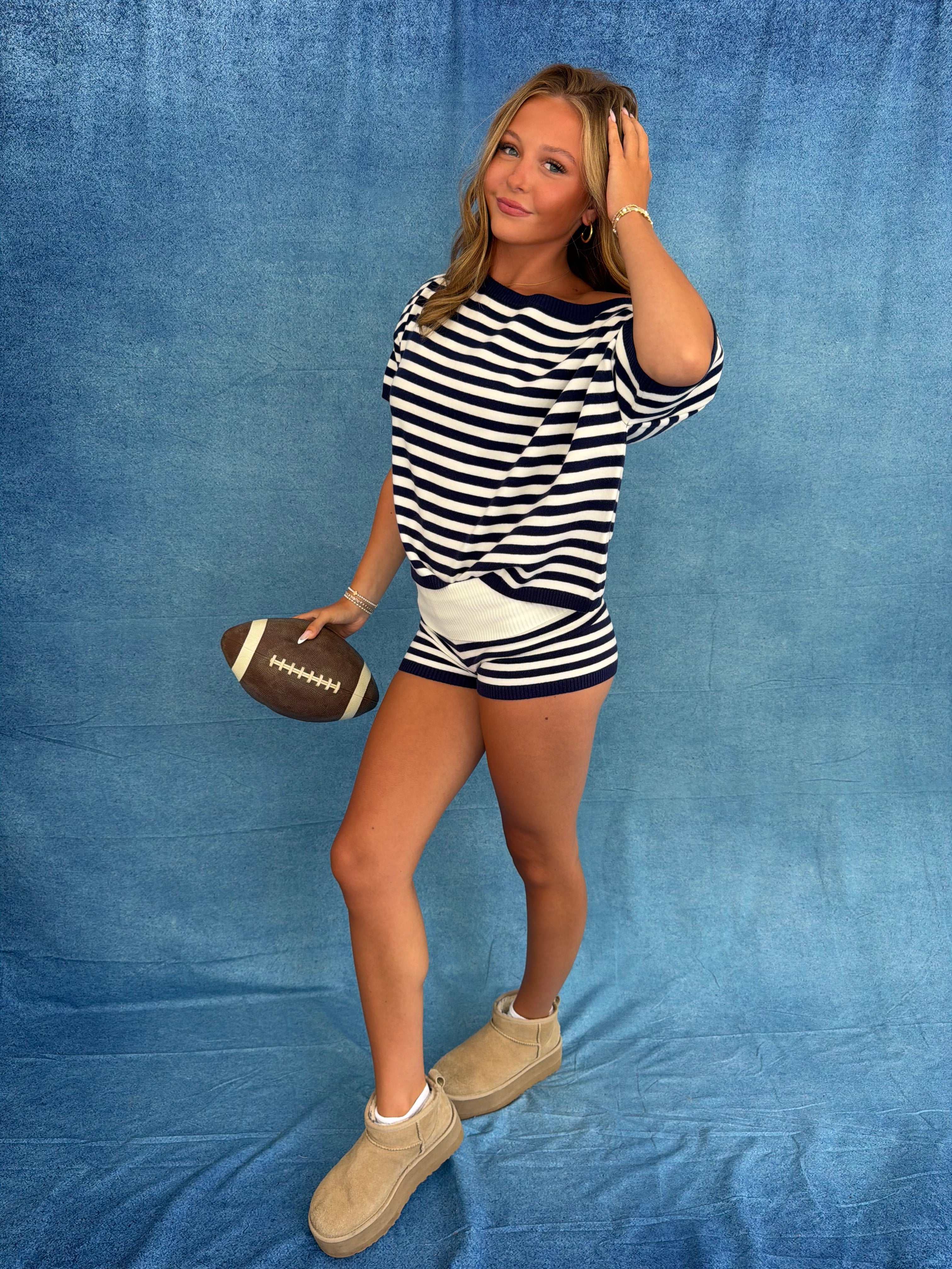 Over Achiever Set NAVY (SHORTS ONLY)