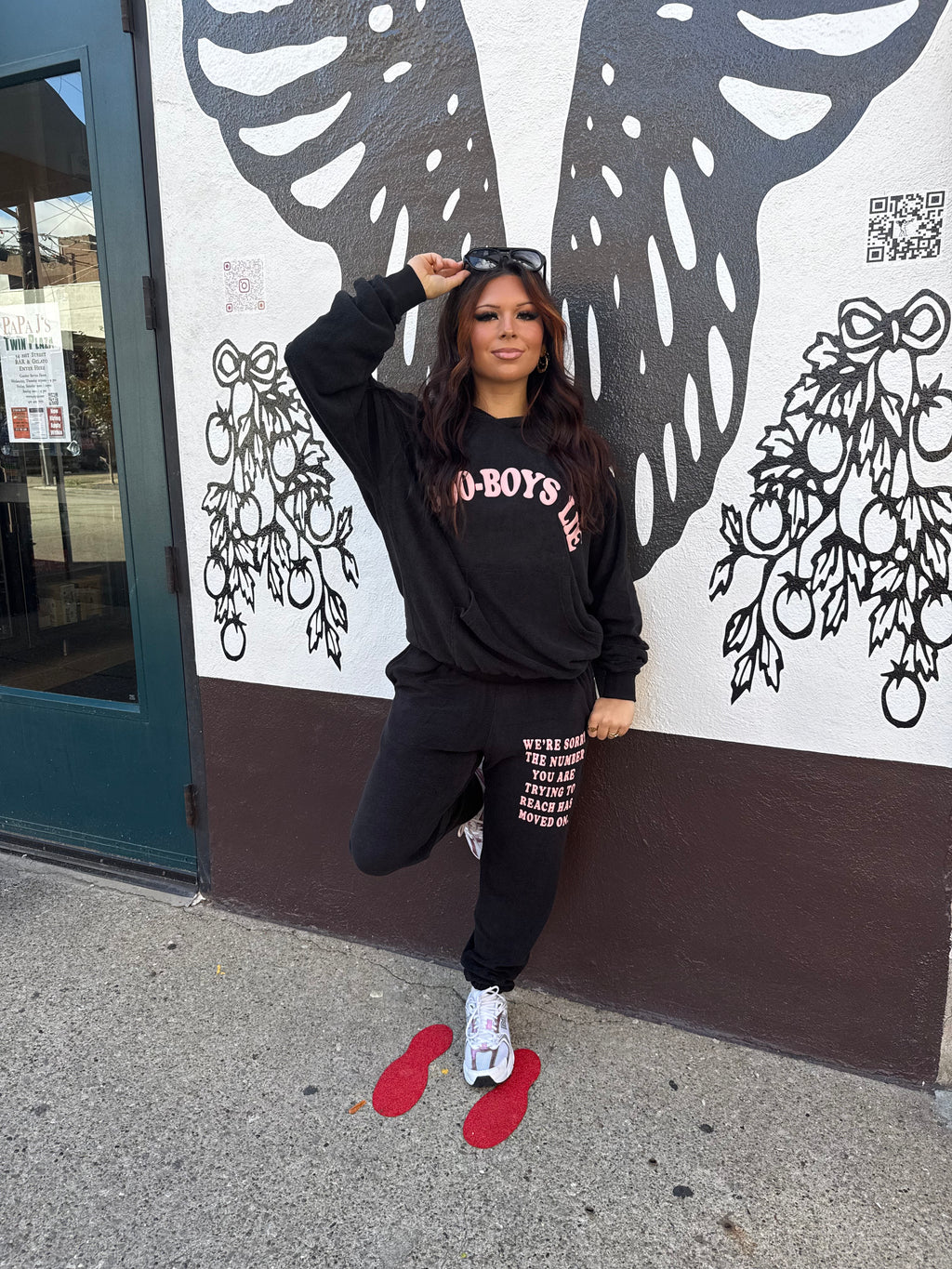 Boys Lie Black 1-800 Hoodie