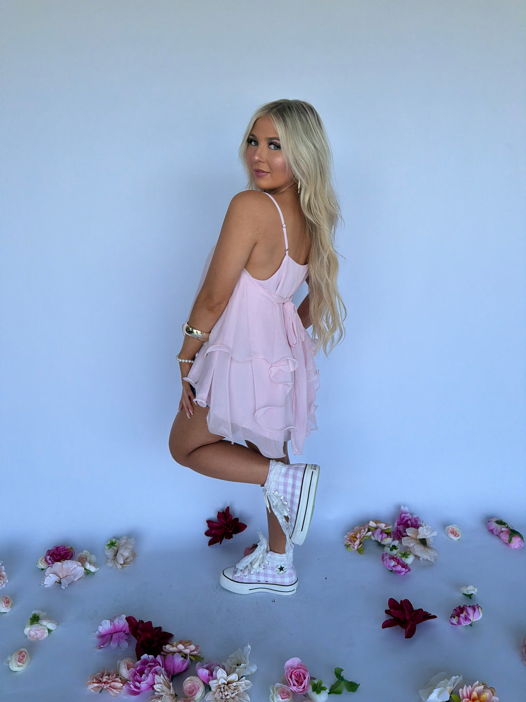 Honeybee Tank in Blush FINAL SALE