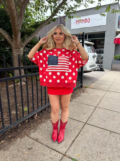 Patriotic Polka Tee