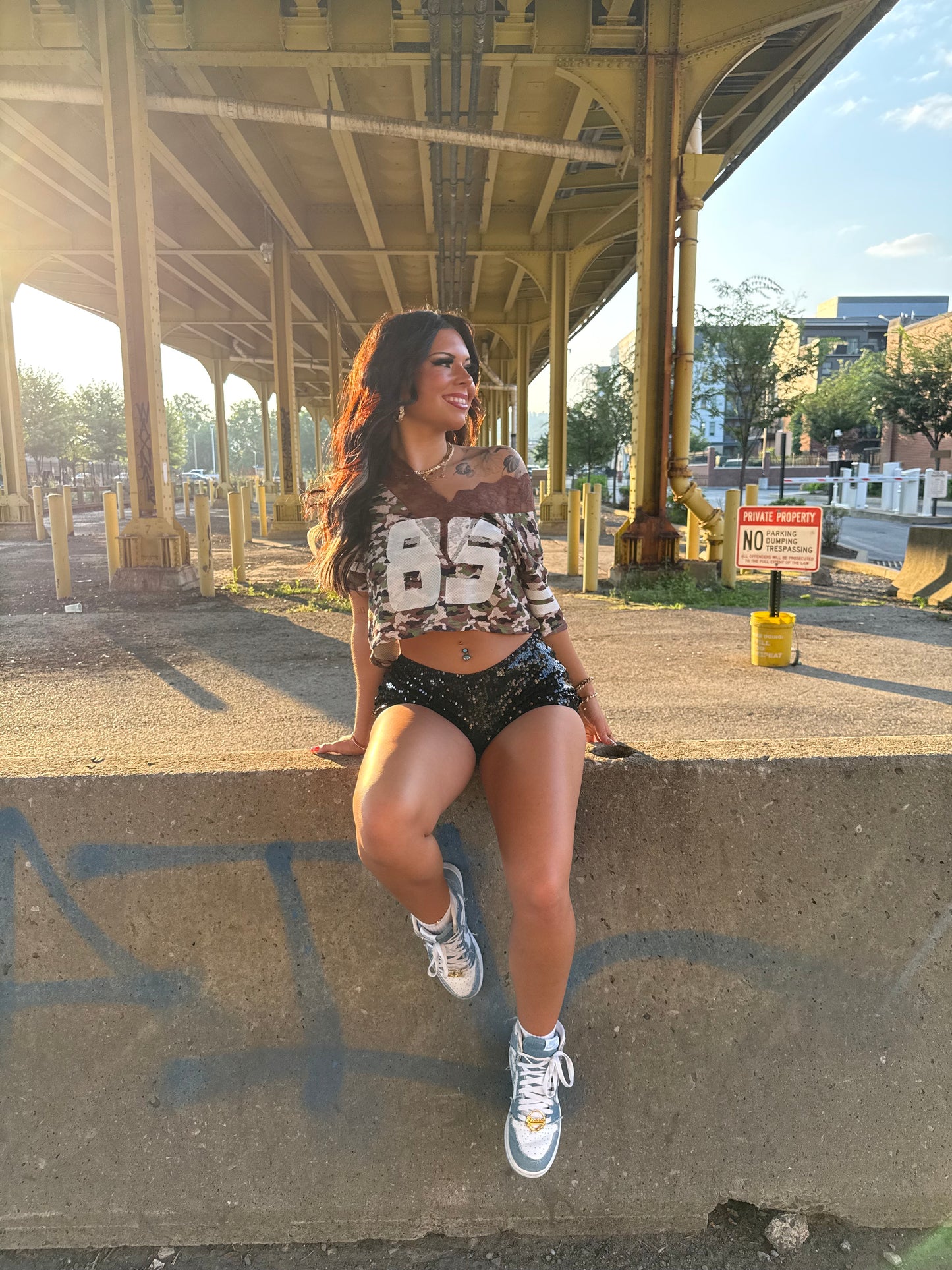 Revolving Door Mini Shorts