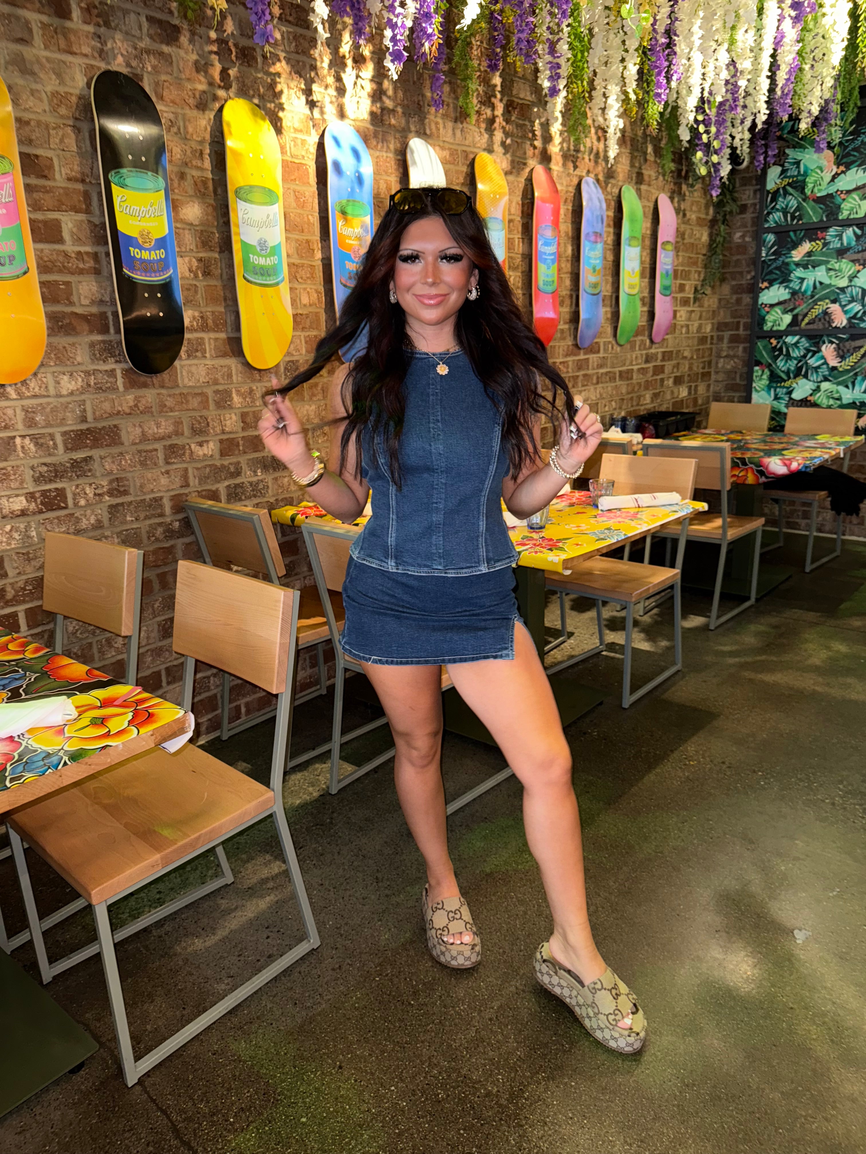 My Girl Denim Set (SKIRT ONLY)