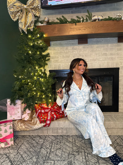 Blue Christmas Jammies (SOLD TOGETHER)
