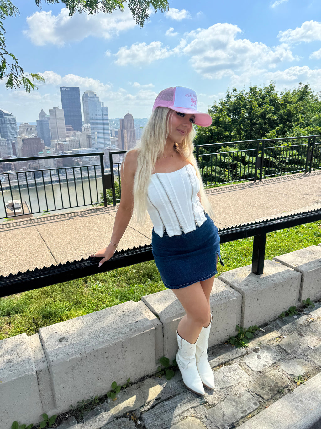 4x4xU Tube Top in White