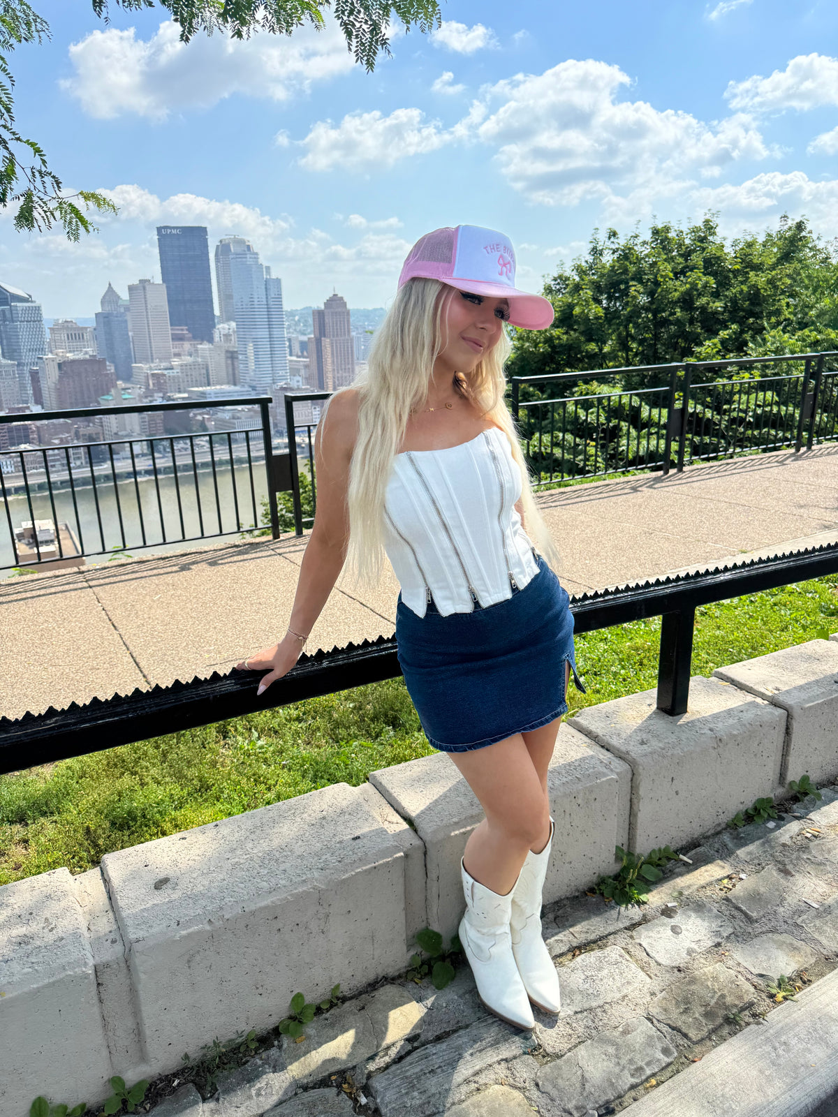 4x4xU Tube Top in White