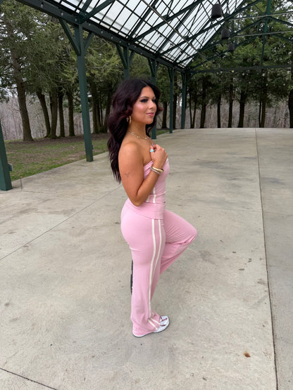 Side Stripe Pink Set (TOP)