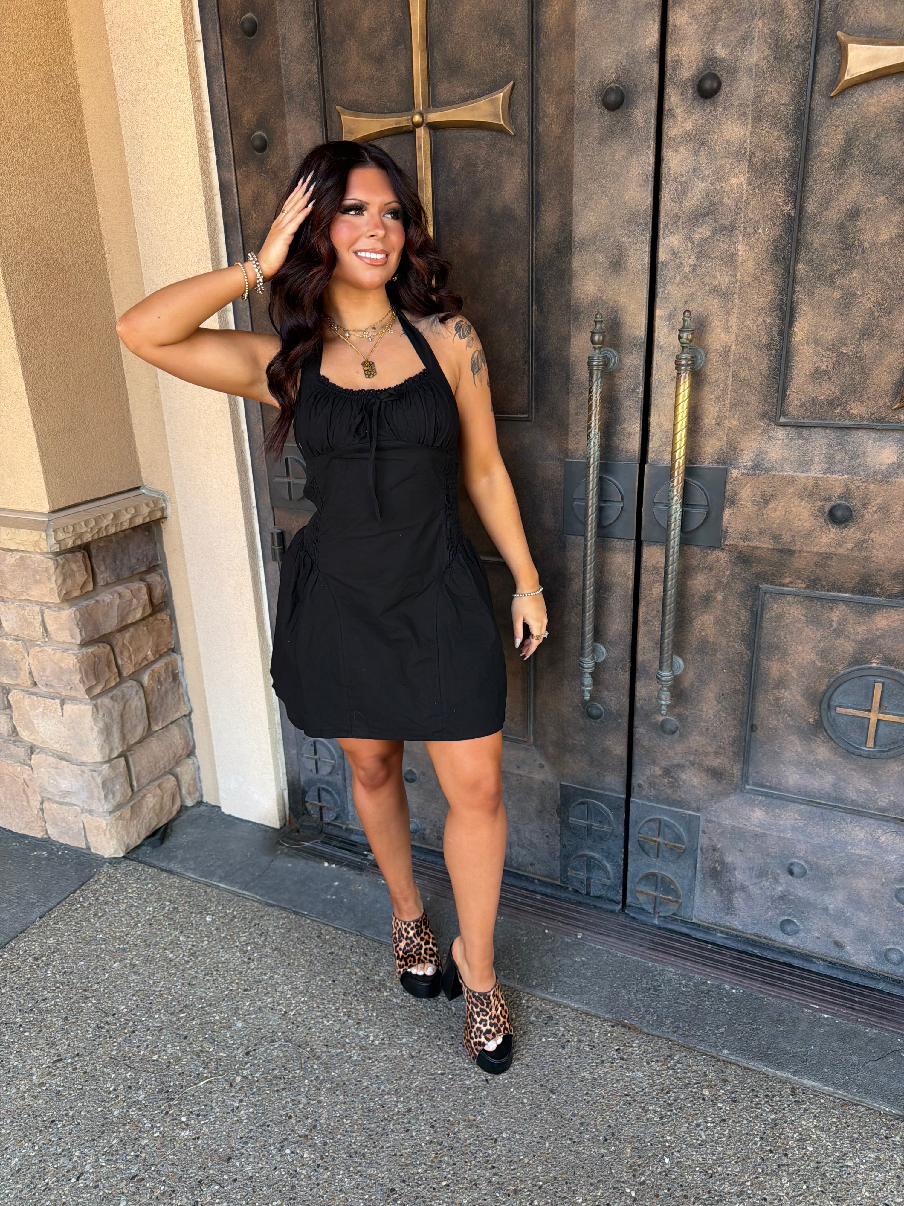 The Onyx Tie Dress
