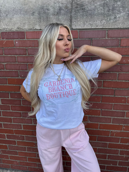 Gardenia Branch Coquette Core Tee