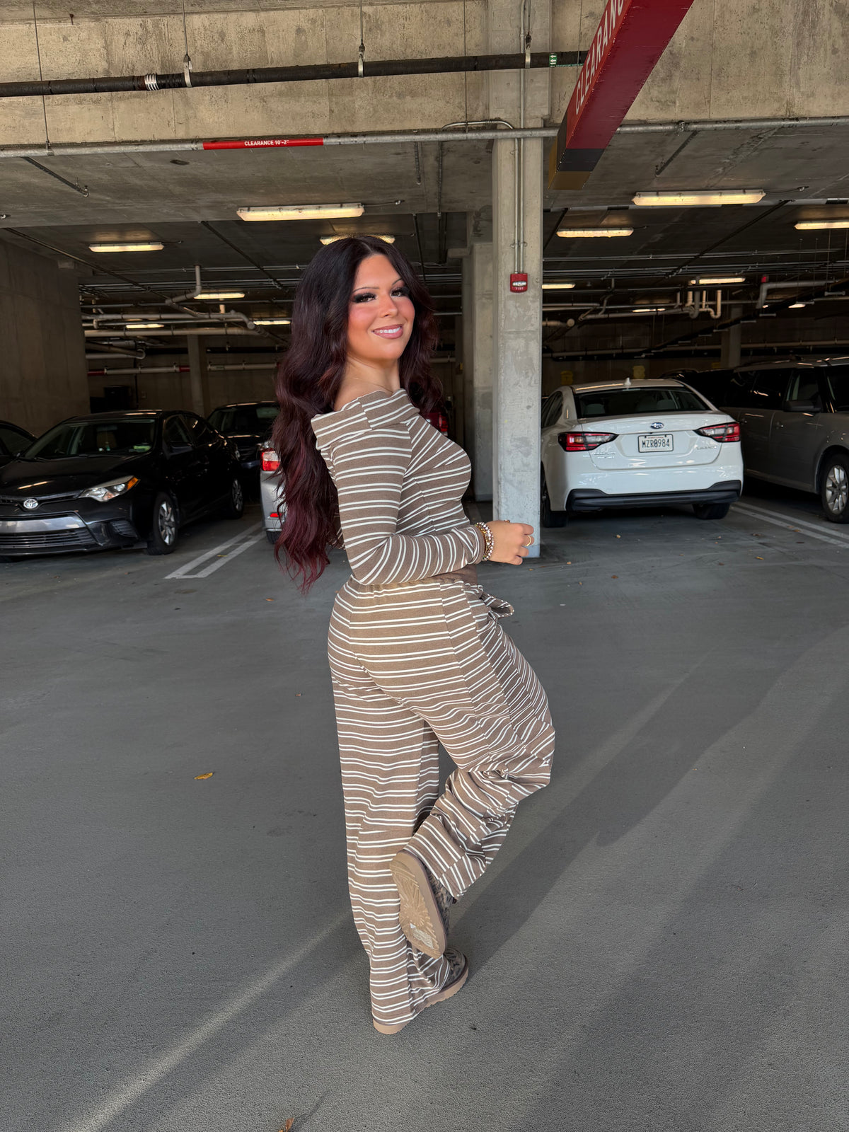 Honey Graham Barrel Pant SET