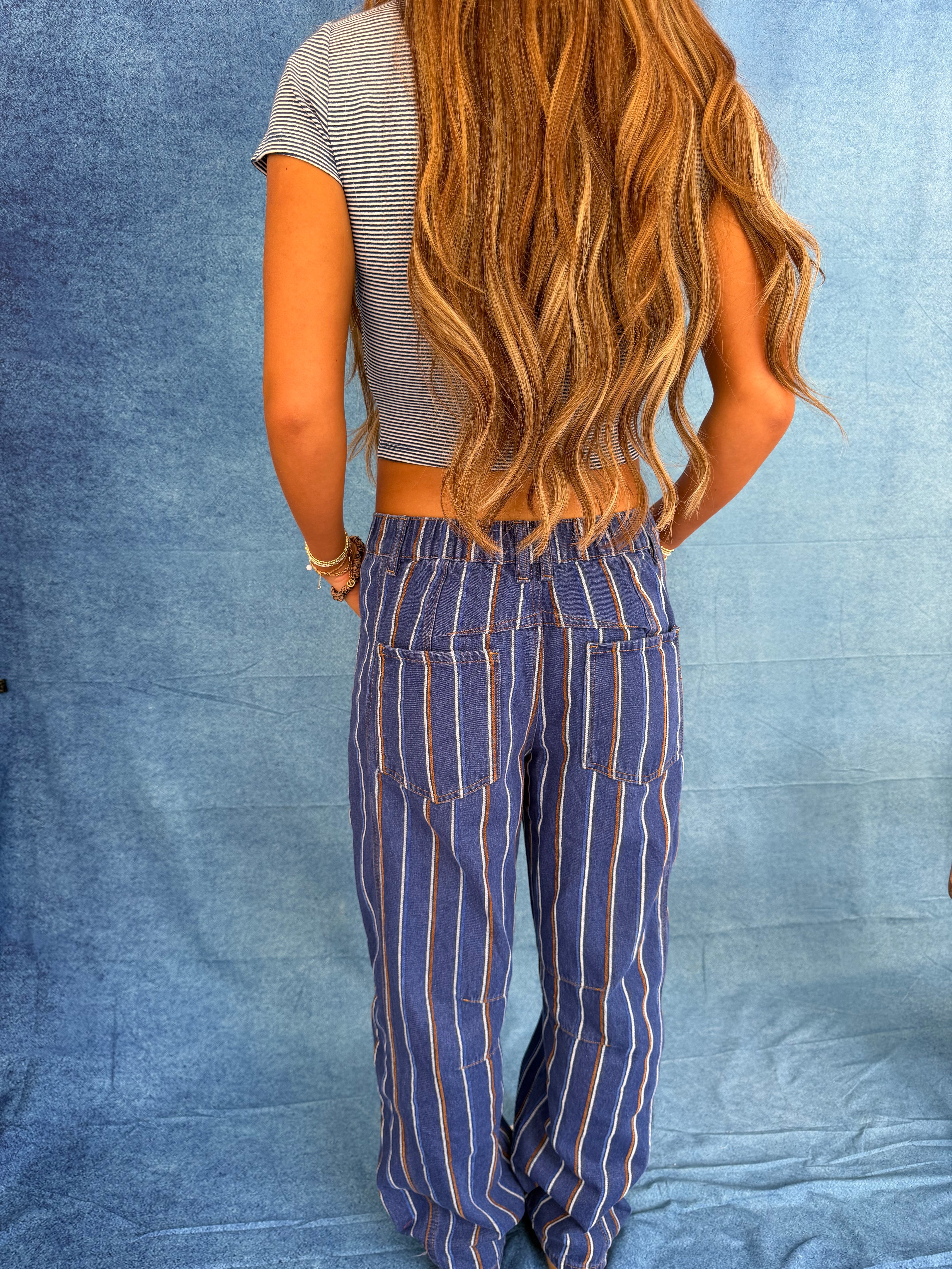 Kee’s Stripe Tee in Navy