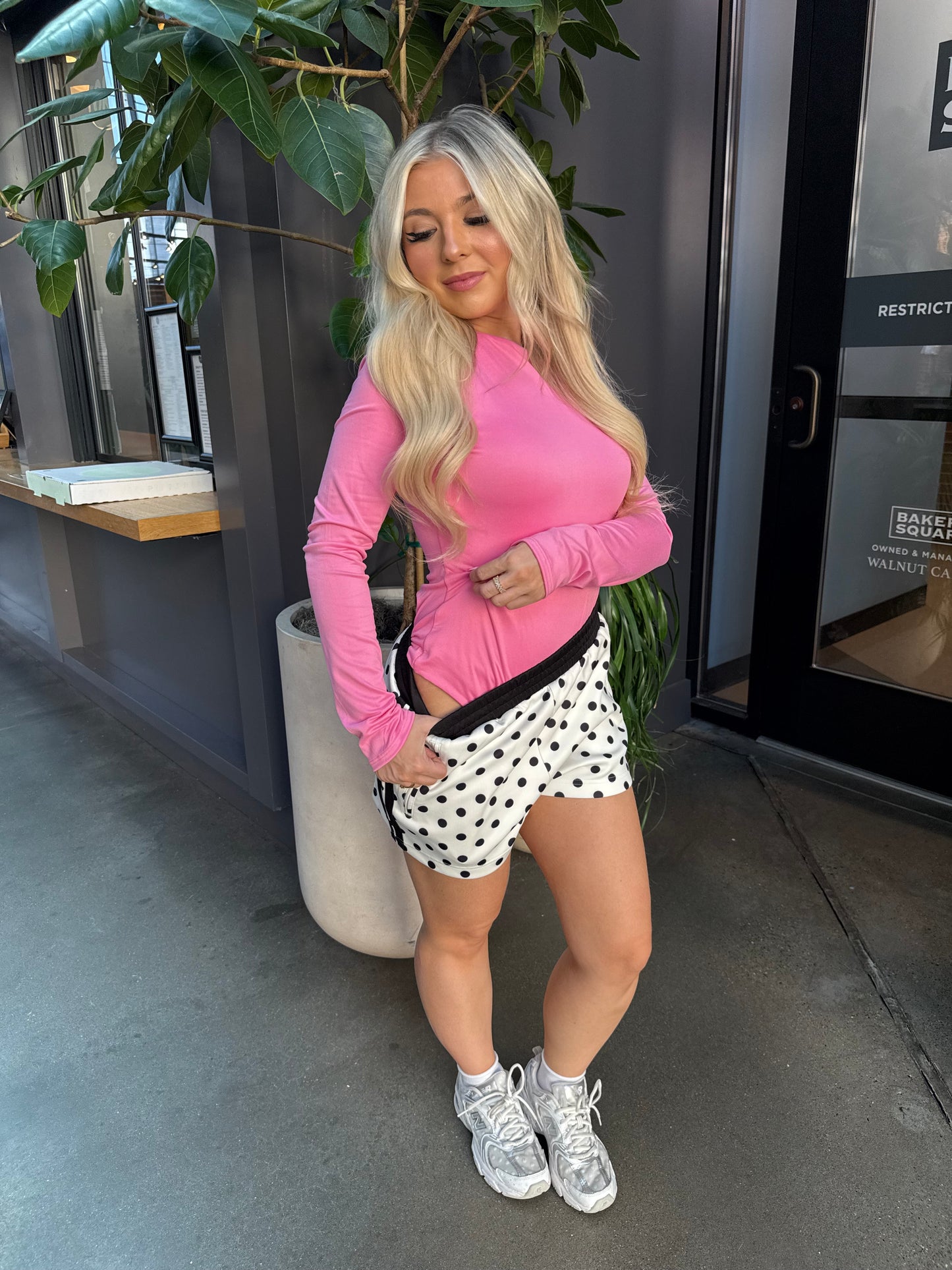 Essentials Bodysuit in Barbie