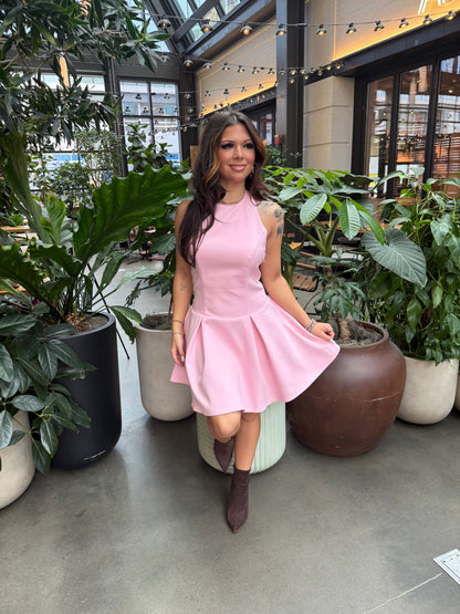 Melrose Pink Bodice Dress