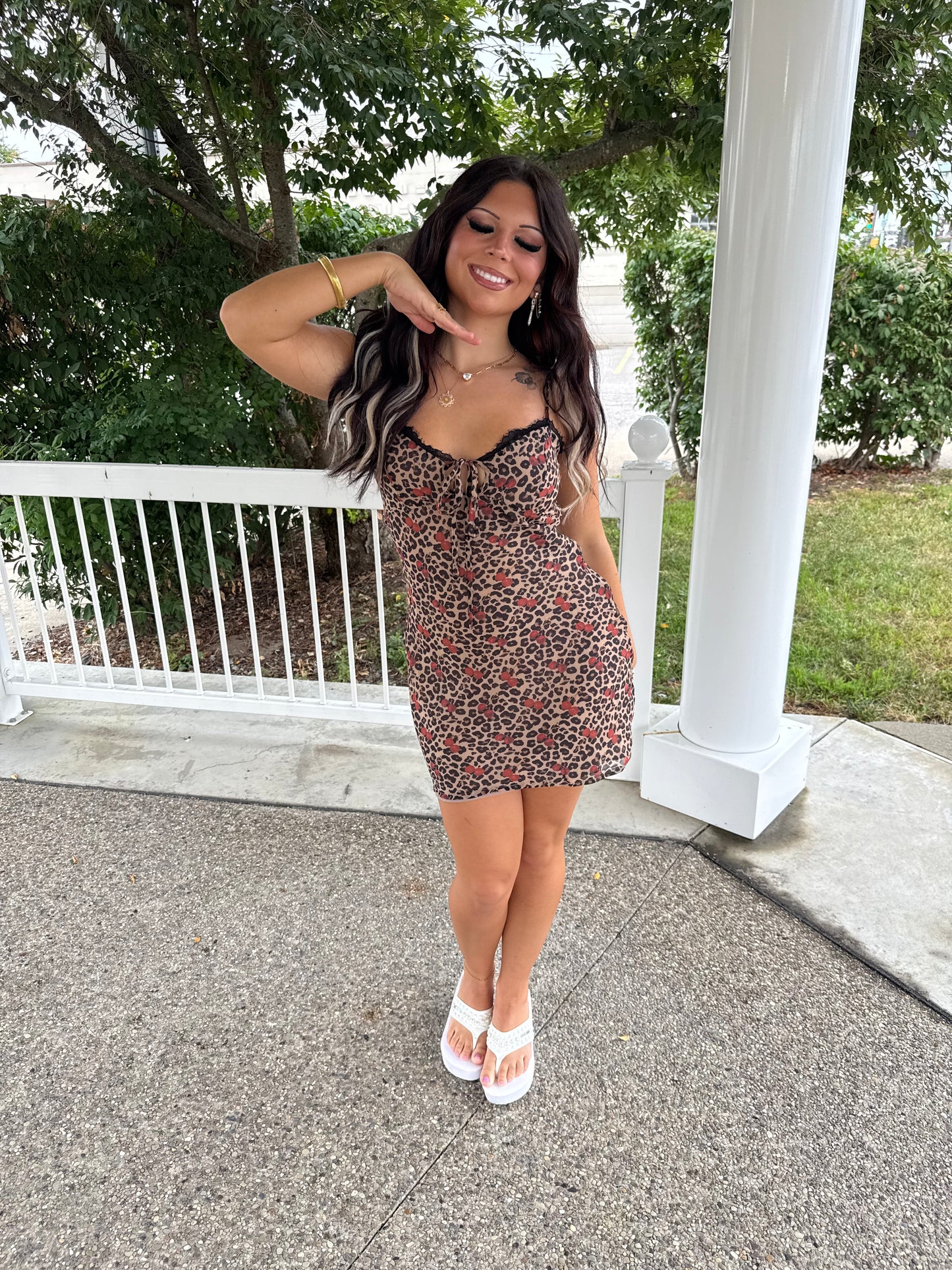 Cherry Kitty Mini Dress