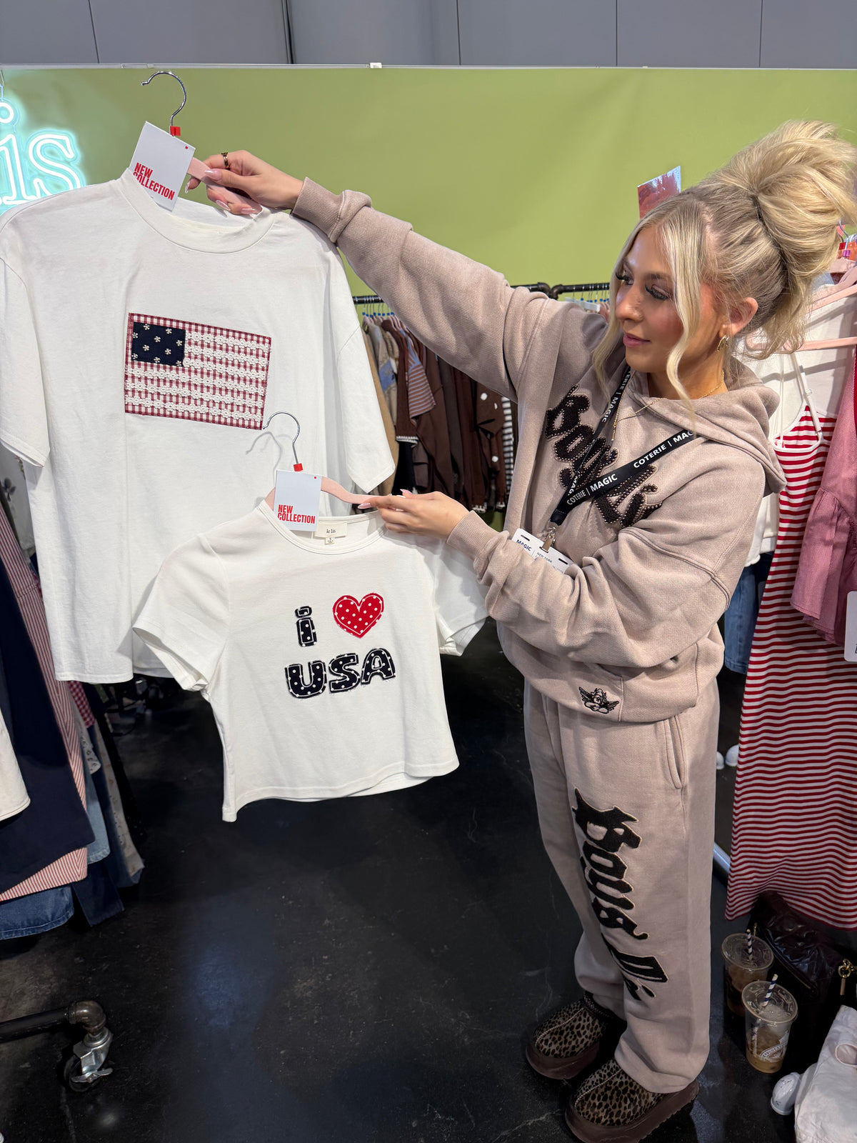 I <3 USA Bby Tee