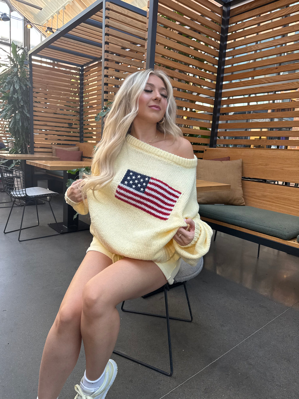 Brandi Girl Yellow Flag Sweater