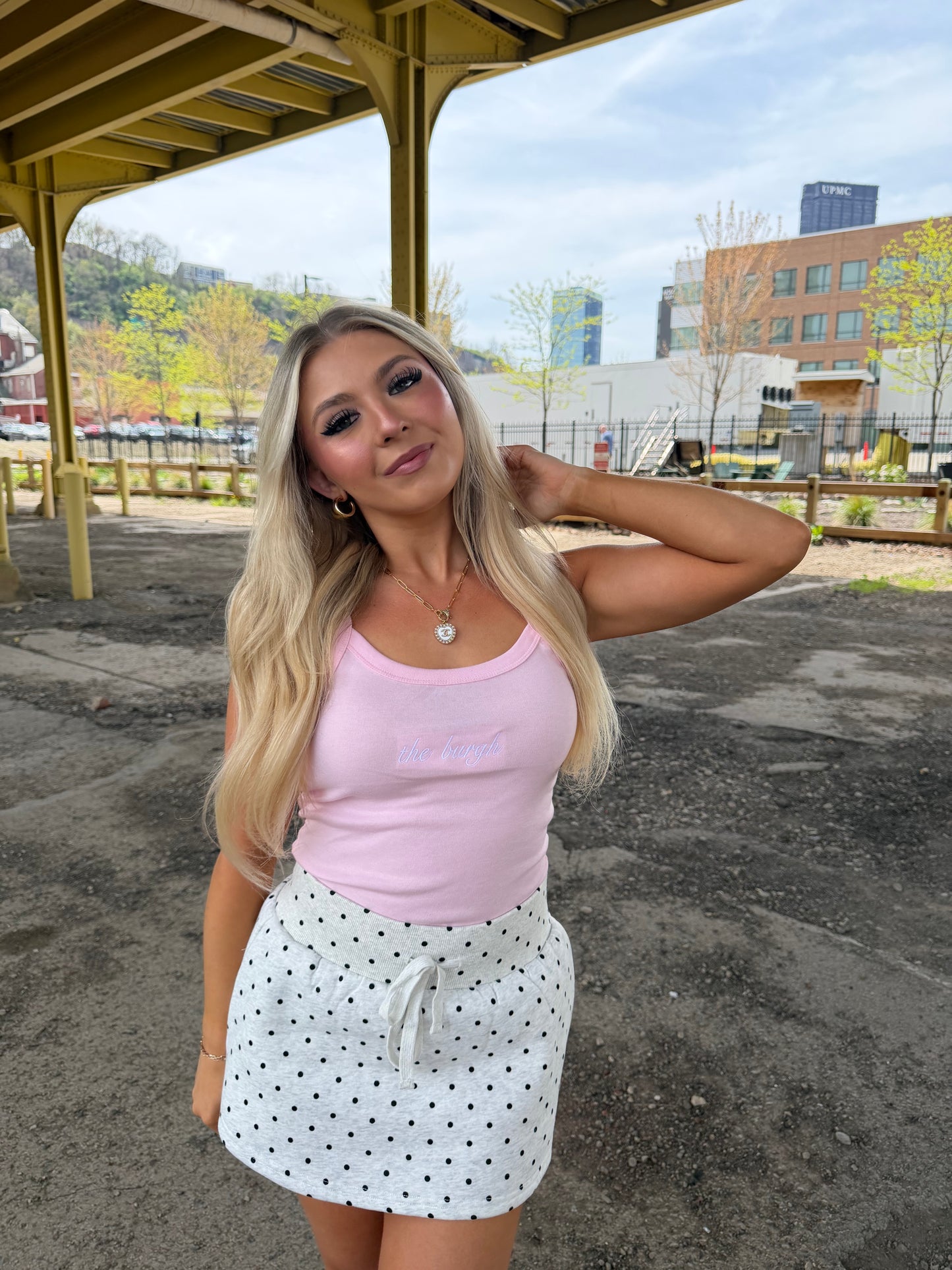 The Burgh Cami in Pink