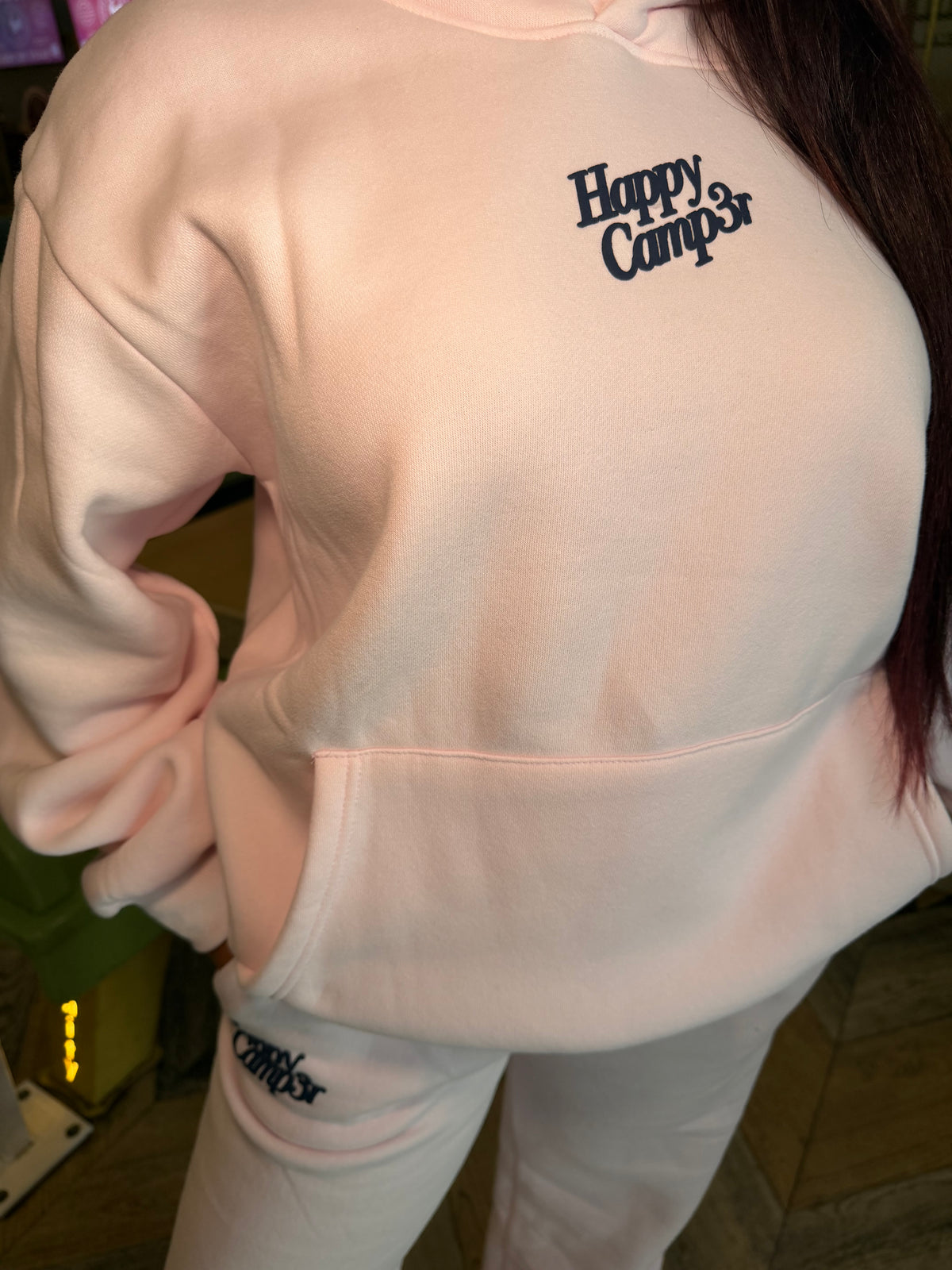 Happy Camp3r Puff Series Pant Pale Pink
