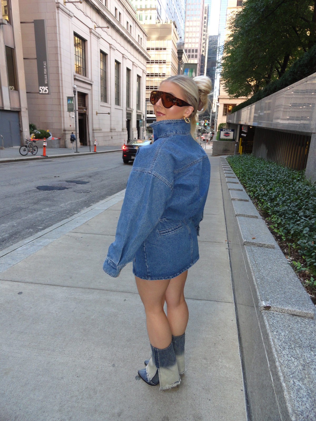 NY Nights Denim Dress