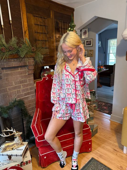 Santa’s Sleighing Jammies (SOLD TOGETHER)