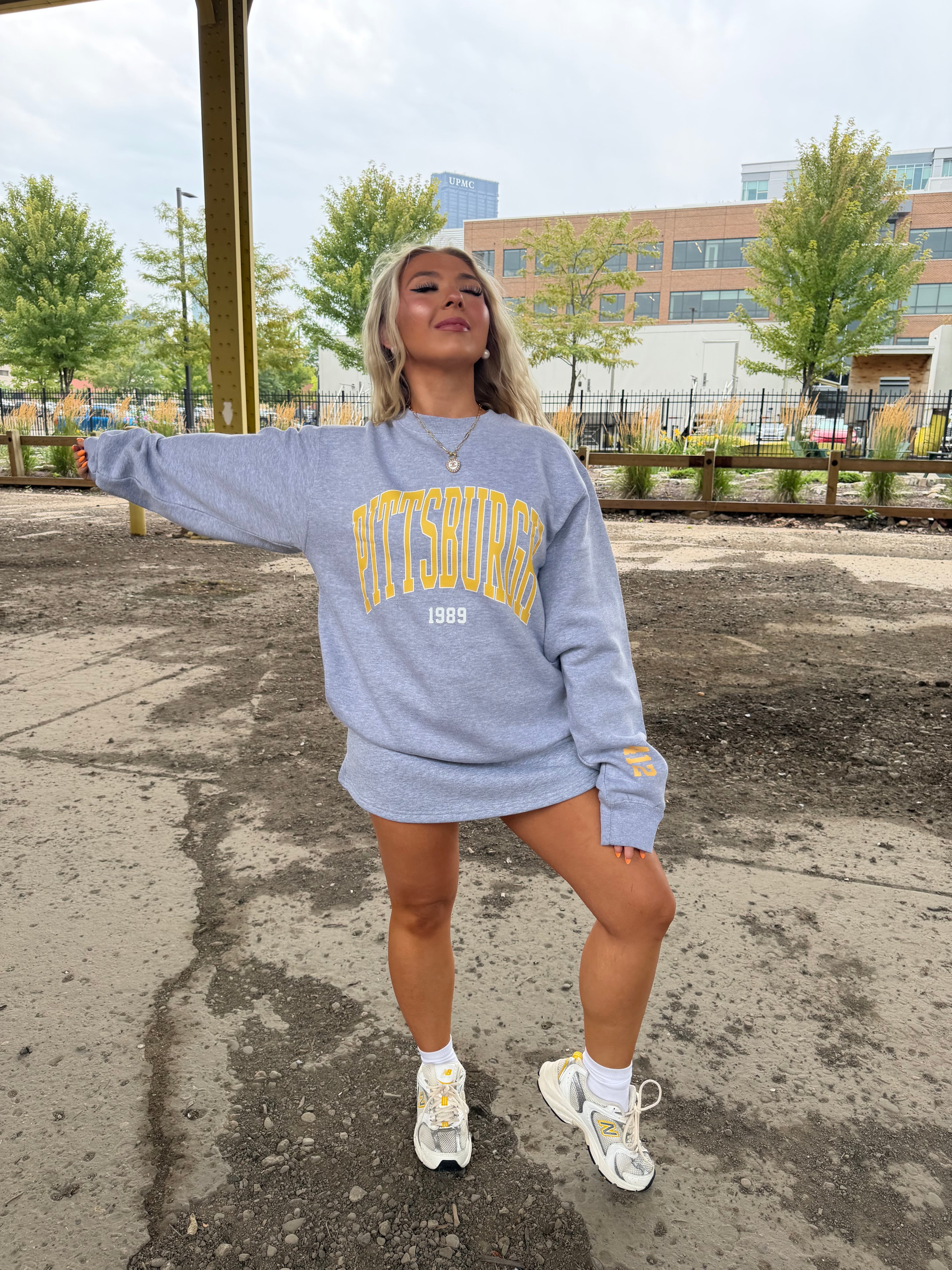 Pittsburgh 412 Crew Yellow/Grey