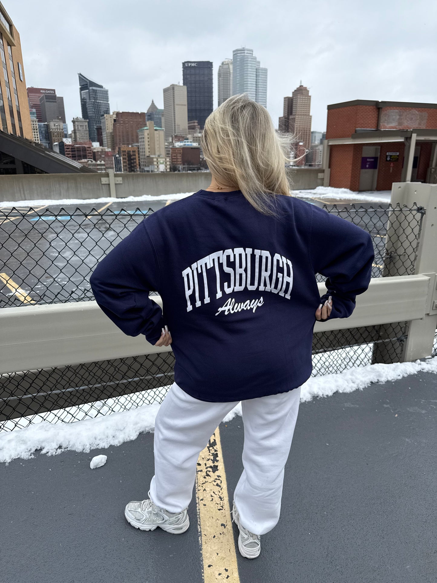412, W/ Love PGH in Navy