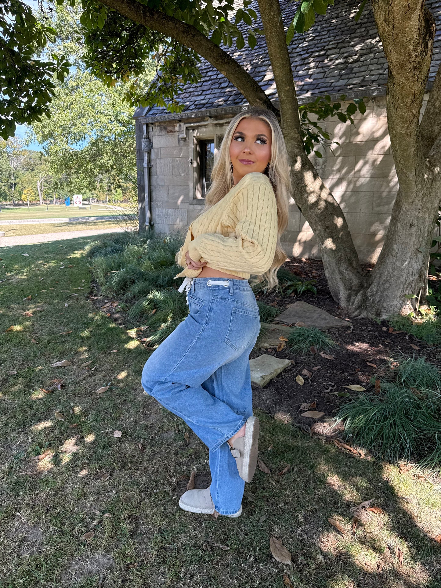 Belles & Babes Barrel Jeans