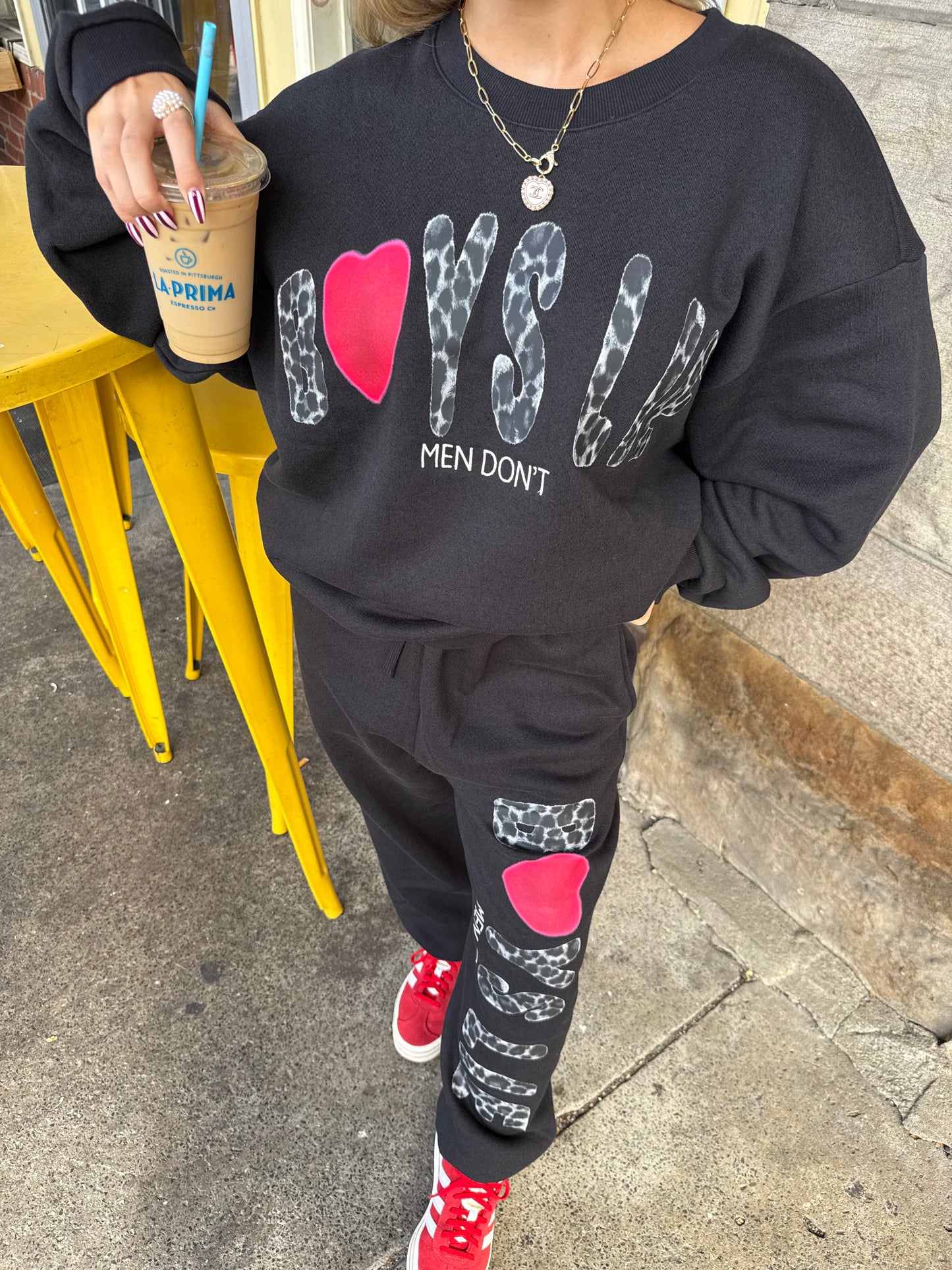 Boys Lie Black Caitlyn Coded Crew