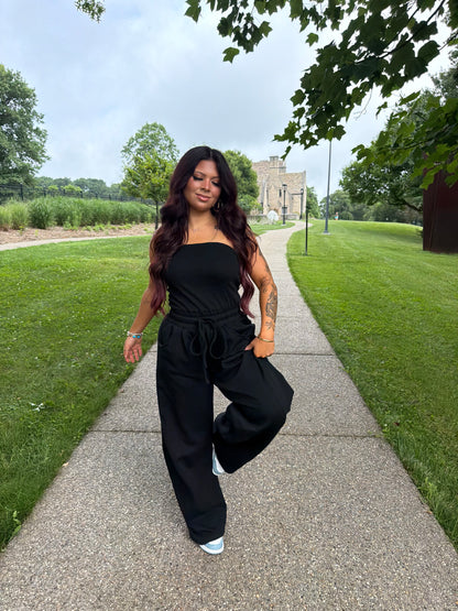 For The Errands Jumpsuit in Black