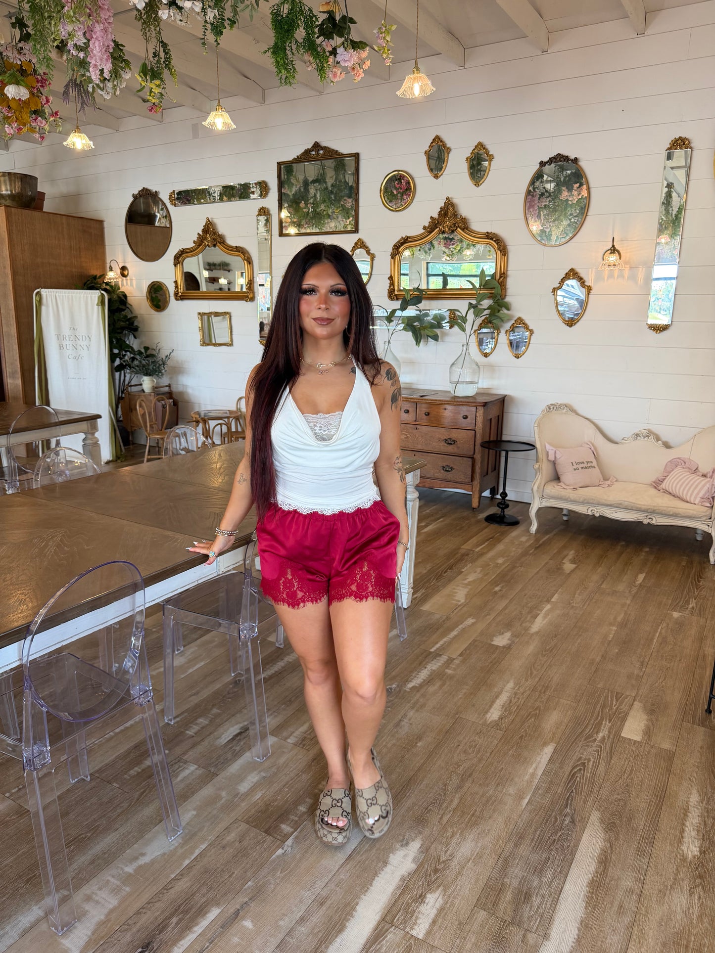 Femme Flattering Cowl Tank