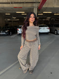 Honey Graham Barrel Pant SET