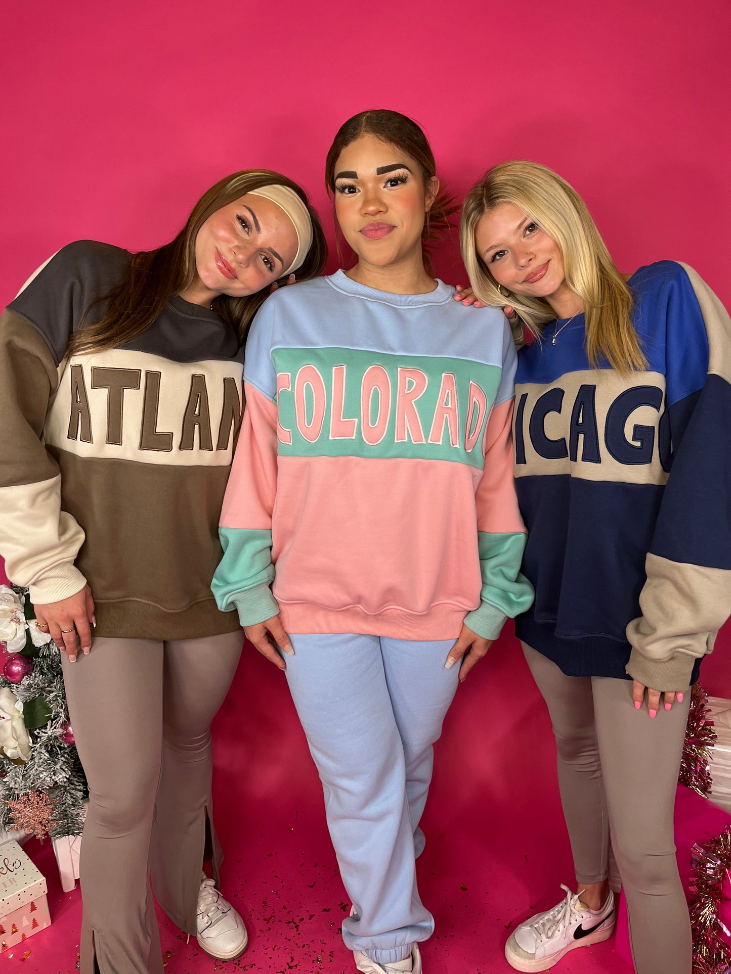 Atlanta Color Block Sweatshirt