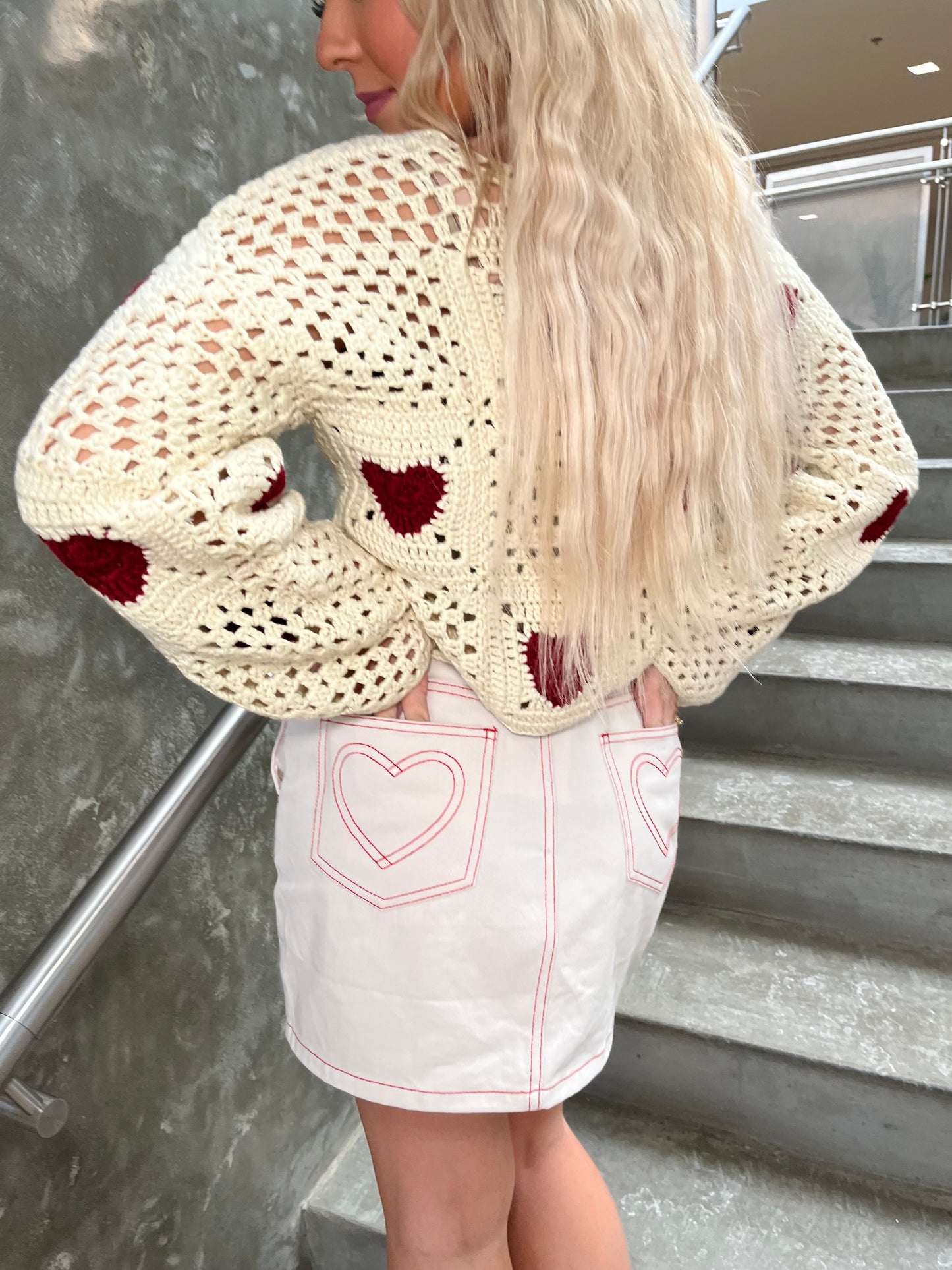 Crochet Kissing Sweater