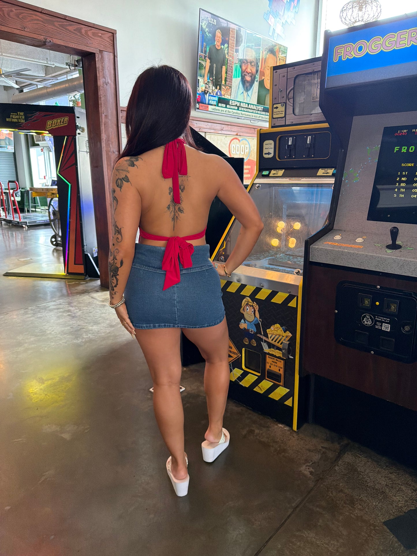 Nights Like These Tank in Red