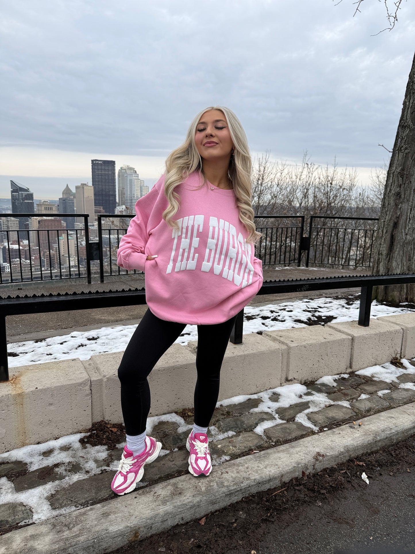 The Burgh Crewneck in Pink