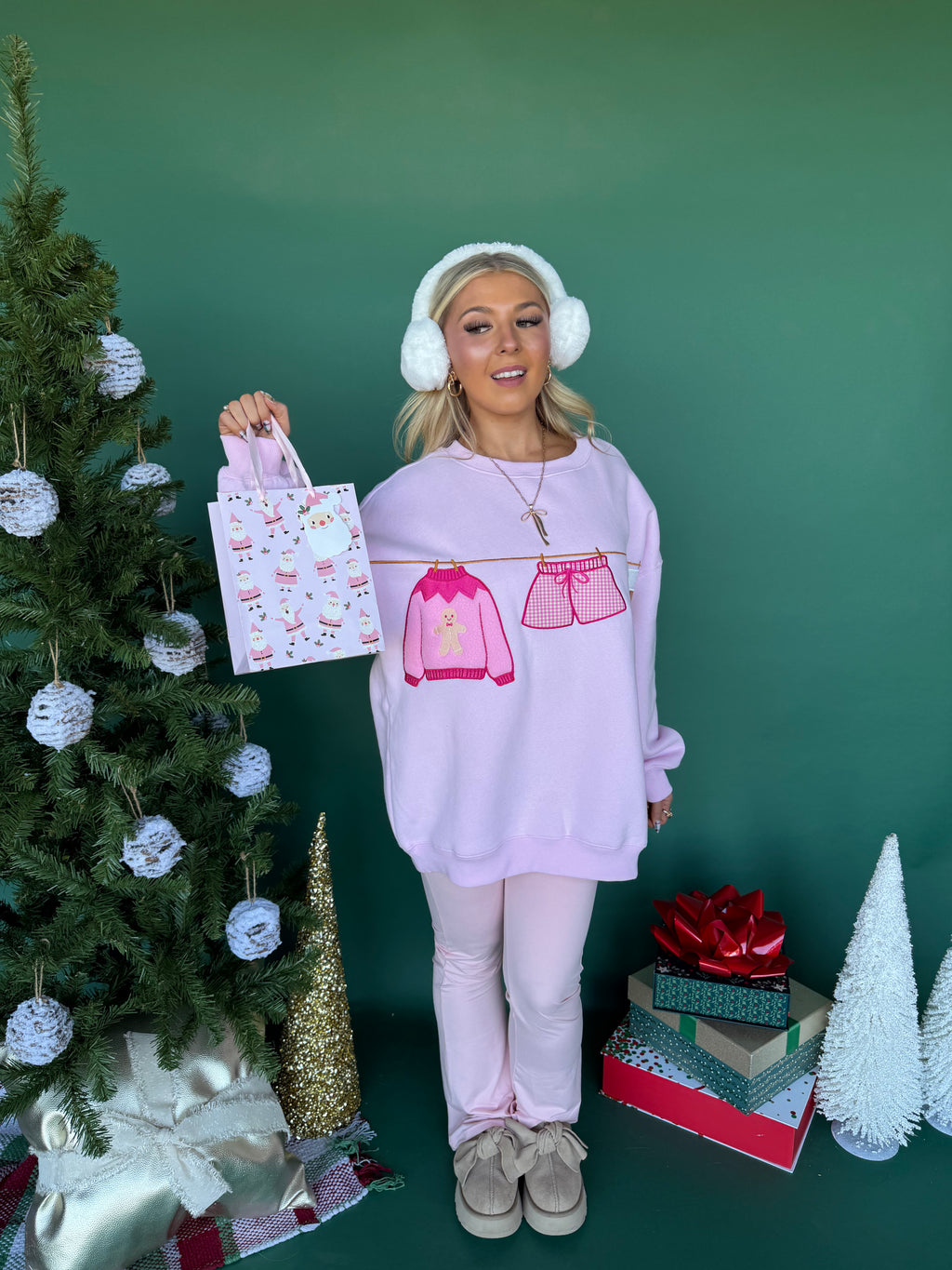 Holiday Hanging Outfit Crewneck FINAL SALE